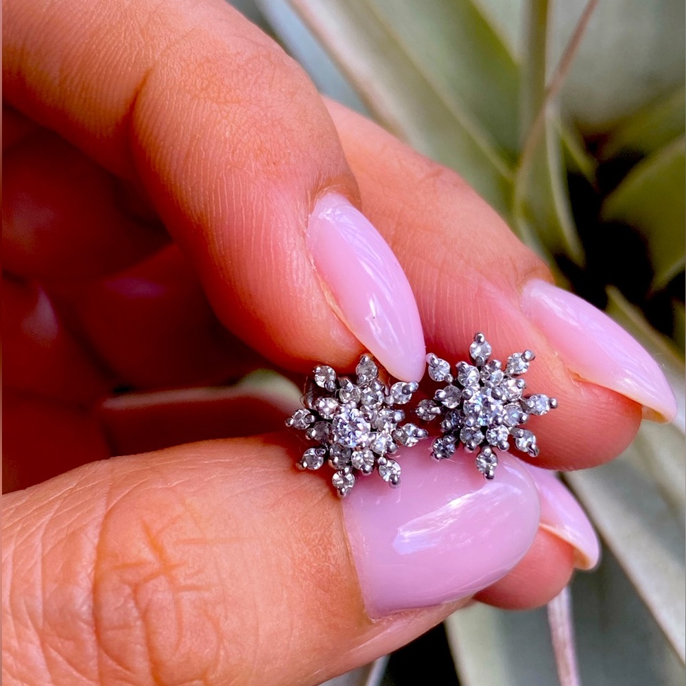 Vintage diamond earrings